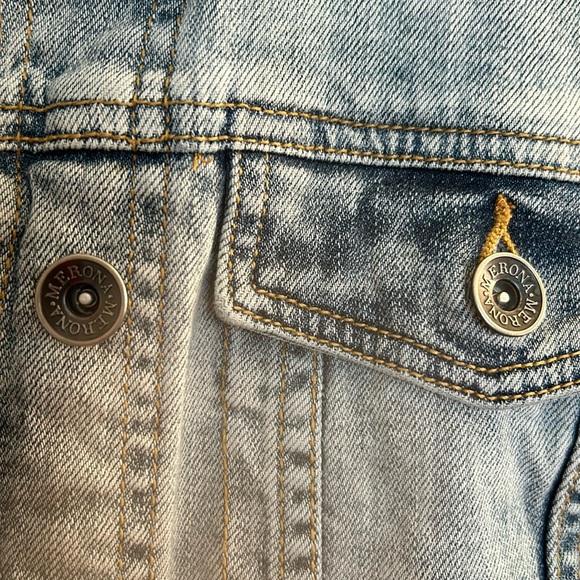 Merona Jean Jacket Light Blue Denim - Picture 3 of 3